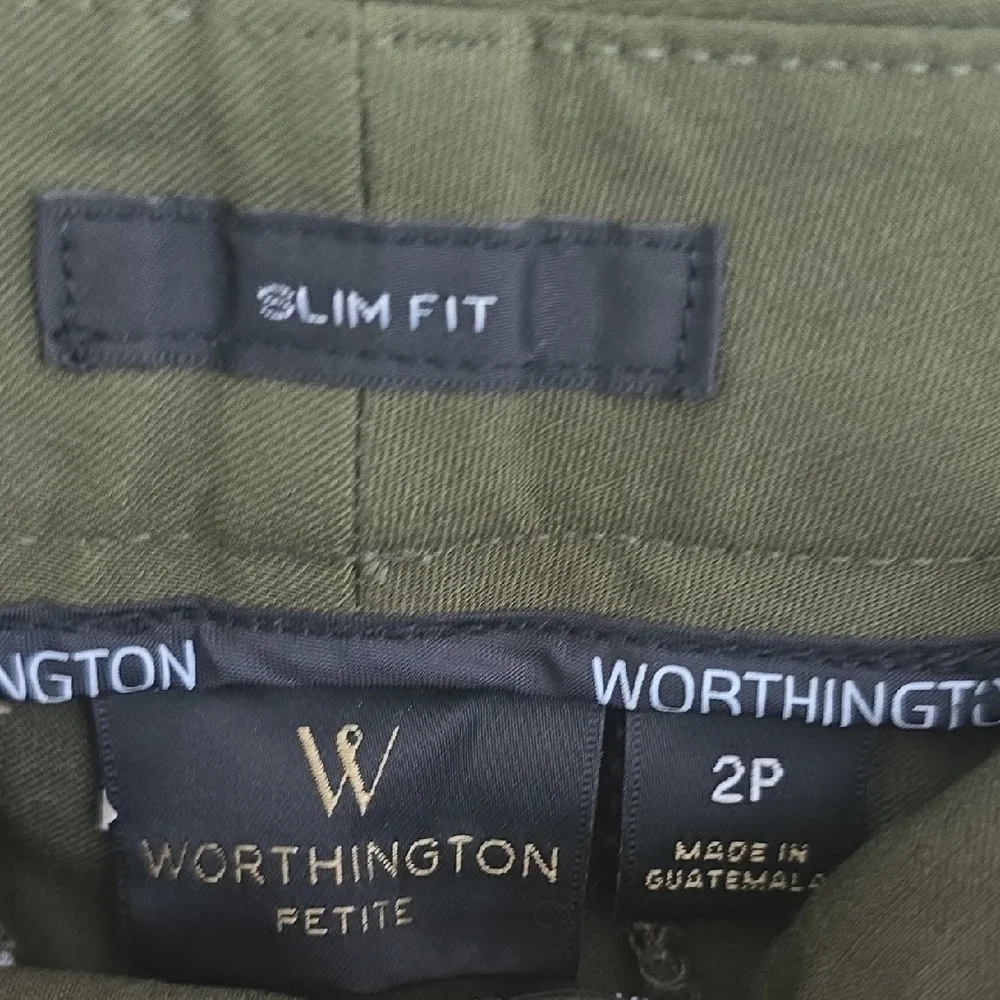 Worthington Olive Ankle Pants‎